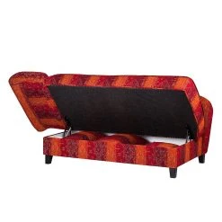 Maison Belfort Recamiere Adelaide (mit Schlaffunktion) - Webstoff Rot - Armlehne davorstehend links -Wohnzimmermöbel boutique en ligne artex recamire 2013 12 03 1 313825