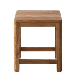 Ars Natura Beistelltisch Anamur (2er-Set) - Eiche -Wohnzimmermöbel boutique en ligne beistelltisch anamur 2er set wildeiche massiv 4726472