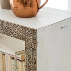 Wolf-Möbel Beistelltisch Goa White - Mehrfarbig -Wohnzimmermöbel boutique en ligne beistelltisch goa white mehrfarbig 4028292