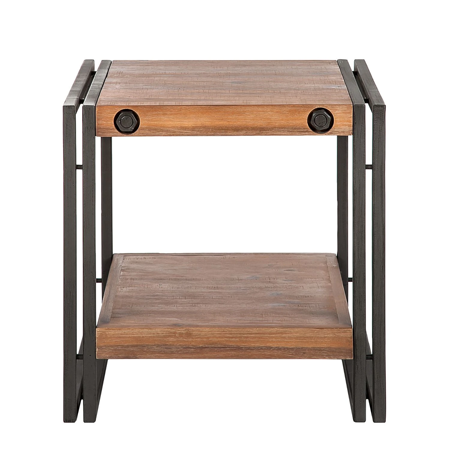 Ars manufacti Beistelltisch Manchester - Akazie massiv / Metall - Akazie / Anthrazit 5 Ars manufacti Beistelltisch Manchester - Akazie massiv / Metall - Akazie / Anthrazit – Bild 5