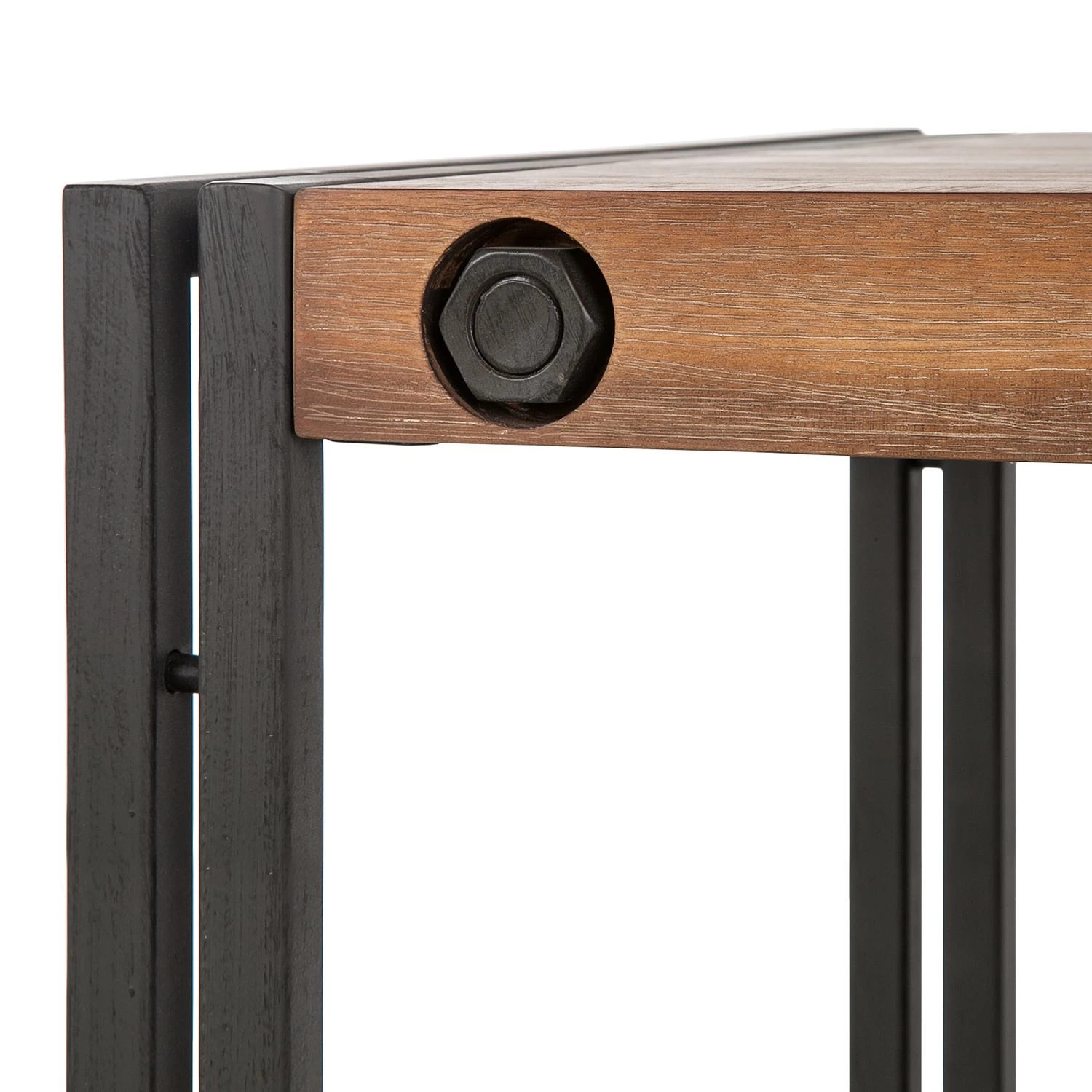 Ars manufacti Beistelltisch Manchester - Akazie massiv / Metall - Akazie / Anthrazit 6 Ars manufacti Beistelltisch Manchester - Akazie massiv / Metall - Akazie / Anthrazit – Bild 6