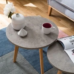 Mørteens Beistelltisch-Set Nilla II (2-teilig) - Beton Dekor 14 Mørteens Beistelltisch-Set Nilla II (2-teilig) - Beton Dekor -Wohnzimmermöbel boutique en ligne beistelltisch set nilla ii 2 teilig eiche teilmassiv beton dekor 4783416
