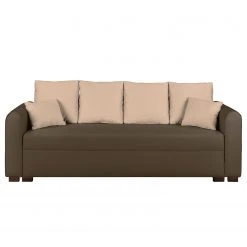 Fredriks Bigsofa Frontino - (mit Schlaffunktion) Strukturstoff - Espresso / Warmes Beige -Wohnzimmermöbel boutique en ligne bigsofa frontino mit schlaffunktion strukturstoff espresso warmes beige 4616784