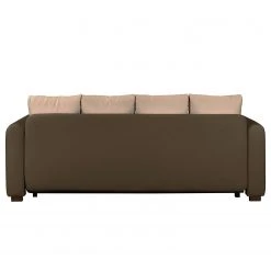 Fredriks Bigsofa Frontino - (mit Schlaffunktion) Strukturstoff - Espresso / Warmes Beige -Wohnzimmermöbel boutique en ligne bigsofa frontino mit schlaffunktion strukturstoff espresso warmes beige 4616792