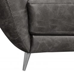 Ars manufacti Sofa Larrau (3-Sitzer) - Antiklederlook -Wohnzimmermöbel boutique en ligne bigsofa larrau antiklederlook hellanthrazit 5115928 1