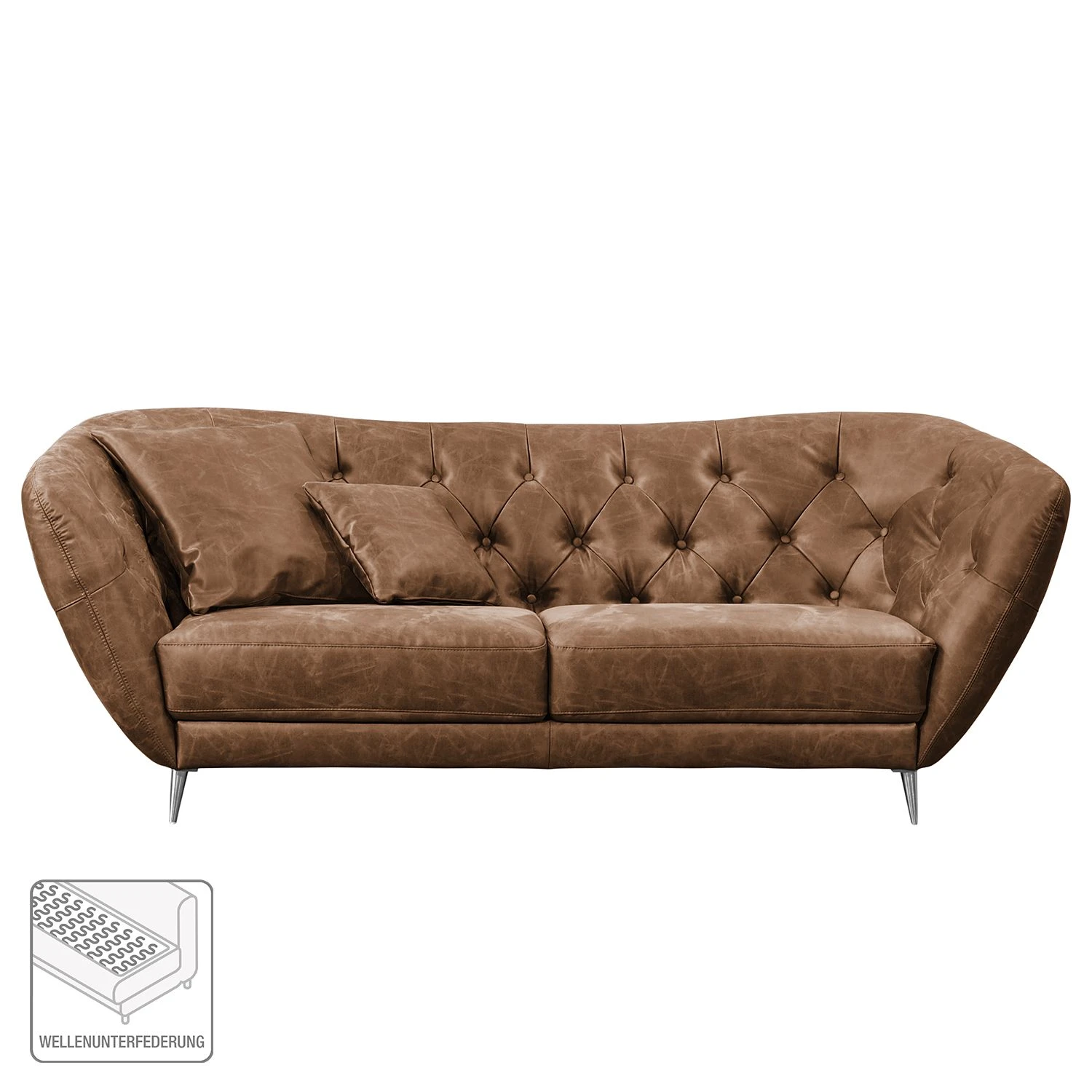 Ars manufacti Bigsofa Larrau - Antiklederlook 2 Ars manufacti Bigsofa Larrau - Antiklederlook – Bild 2
