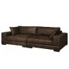 Fredriks Bigsofa Mandor Antiklederlook - Braun