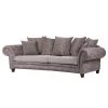 Jack & Alice Bigsofa Petites - Webstoff / Kunstleder - Taupe
