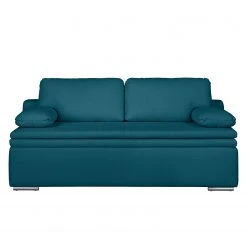 Fredriks Boxspring-Schlafsofa Goodlow - Webstoff Polia: Jeansblau - Mit Schlaffunktion -Wohnzimmermöbel boutique en ligne boxspring schlafsofa goodlow strukturstoff petrol 4281256