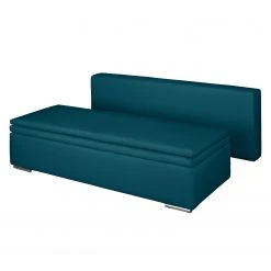 Fredriks Boxspring-Schlafsofa Goodlow - Webstoff Polia: Jeansblau - Mit Schlaffunktion -Wohnzimmermöbel boutique en ligne boxspring schlafsofa goodlow strukturstoff petrol 4281300