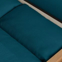 Fredriks Boxspring-Schlafsofa Goodlow - Webstoff Polia: Jeansblau - Mit Schlaffunktion -Wohnzimmermöbel boutique en ligne boxspring schlafsofa goodlow strukturstoff petrol 4281304
