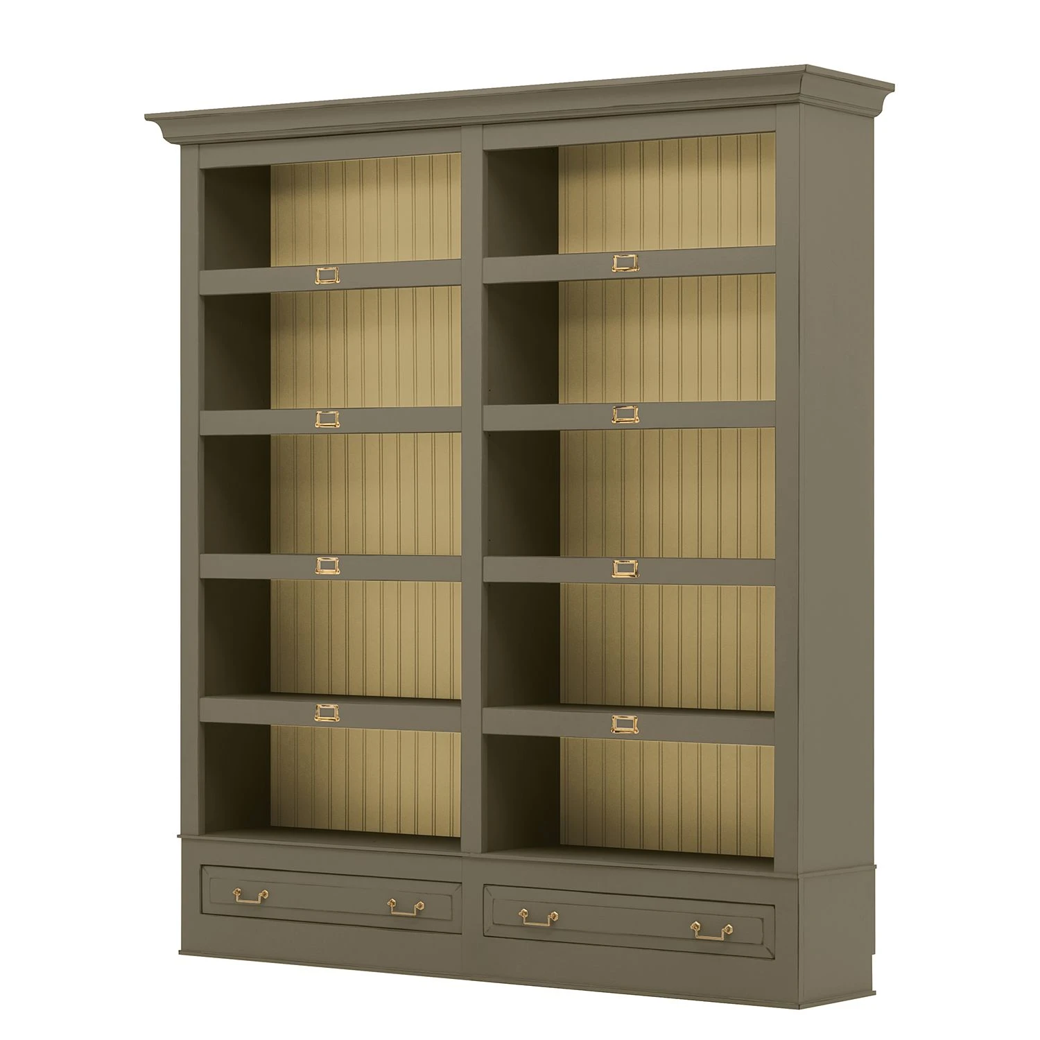 Maison Belfort Bücherregal Azjana I - Granit / Pinie Creme 1 Maison Belfort Bücherregal Azjana I - Granit / Pinie Creme