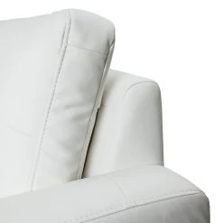 Fredriks Ecksofa Cavolo (mit Schlaffunktion) - Kunstleder Weiß - Ottomane beidseitig montierbar -Wohnzimmermöbel boutique en ligne cavolo ecksofa mit schlaffunktion kunstleder weiss ottomane rechts 1304583