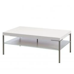 GWINNER Couchtisch Anzio - Matt Weiß - 110 x 65 cm