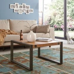 Ars manufacti Couchtisch Manchester II - Akazie massiv / Metall - Akazie / Anthrazit -Wohnzimmermöbel boutique en ligne couchtisch manchester ii akazie massiv metall 4881796