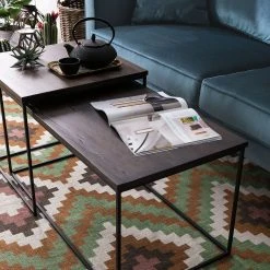 Ars manufacti Couchtisch Minneola (2-teilig) - Eiche massiv / Metall - Eiche Dunkel 23 Ars manufacti Couchtisch Minneola (2-teilig) - Eiche massiv / Metall - Eiche Dunkel -Wohnzimmermöbel boutique en ligne couchtisch minneola 2 teilig eiche massiv metall eiche dunkel 4774760