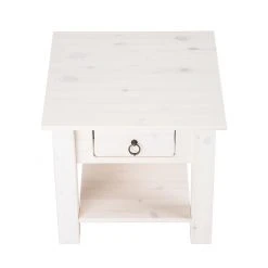 Maison Belfort Beistelltisch Valmer I - Weiß -Wohnzimmermöbel boutique en ligne couchtisch valmer i kiefer massiv weiss 417127