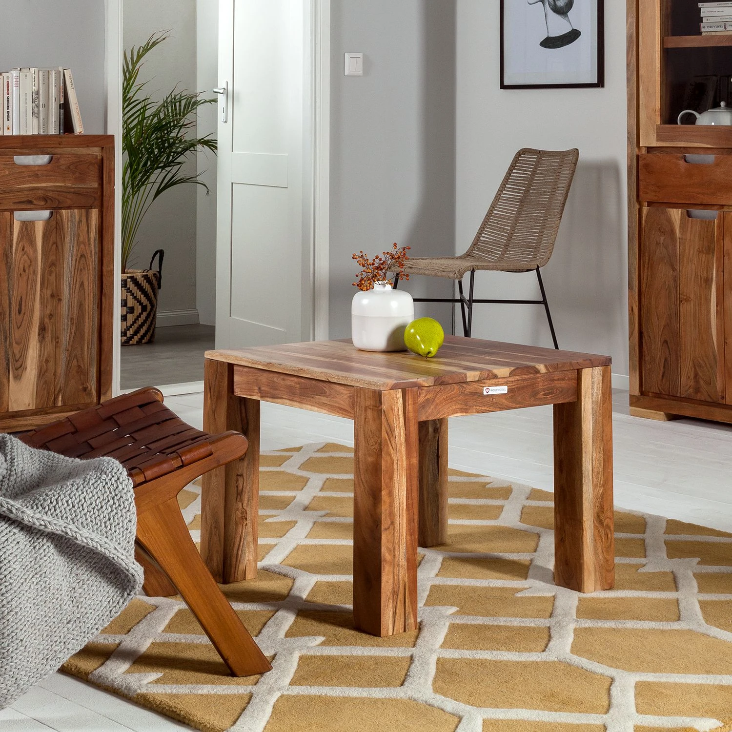 Wolf-Möbel Couchtisch Vision - 58 x 58 cm 2 Wolf-Möbel Couchtisch Vision - 58 x 58 cm – Bild 2