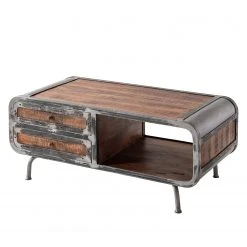 Ars manufacti Couchtisch Wharton - Akazie teilmassiv / Stahl