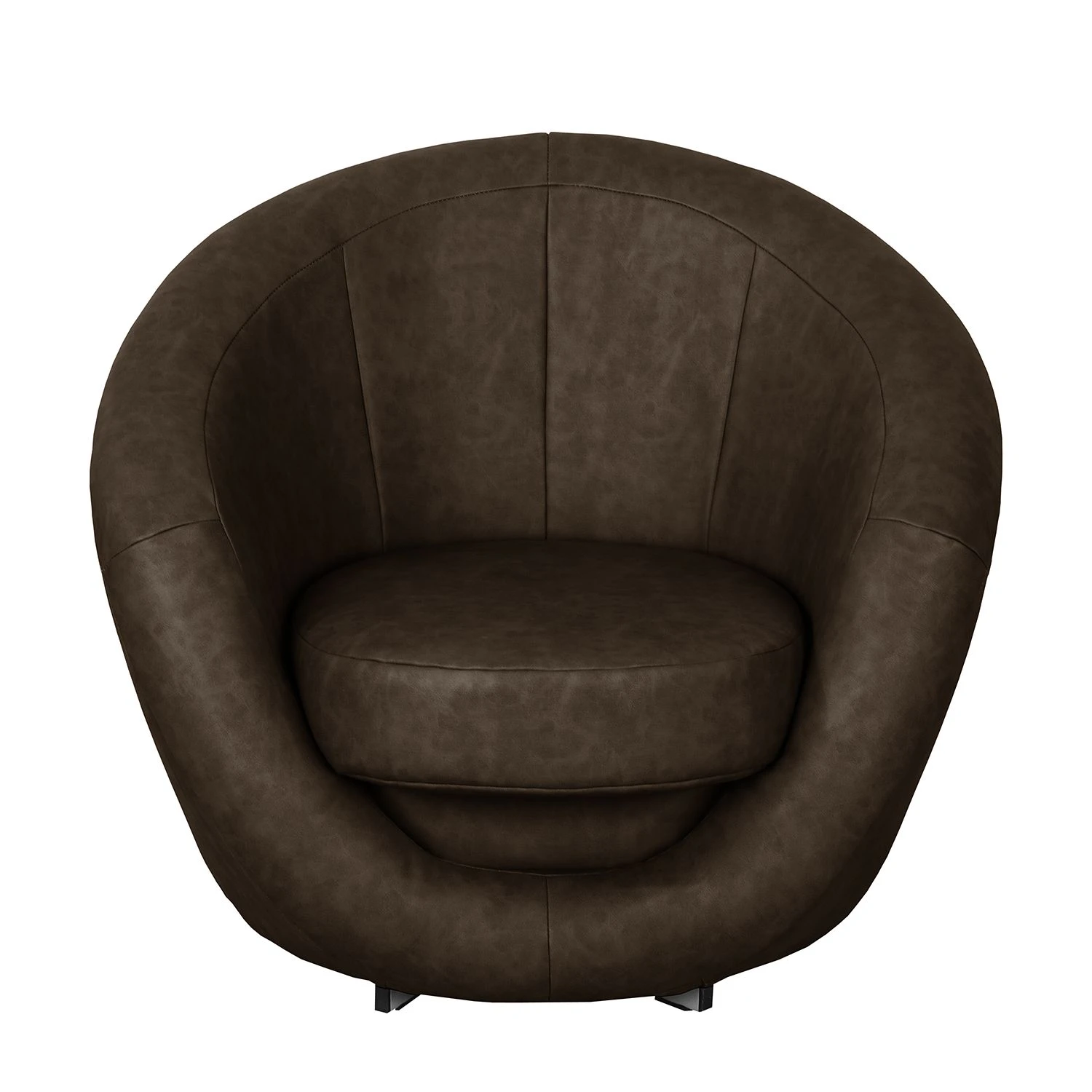 Fredriks Drehsessel Marvin Antiklederoptik - Dunkelbraun 2 Fredriks Drehsessel Marvin Antiklederoptik - Dunkelbraun – Bild 2