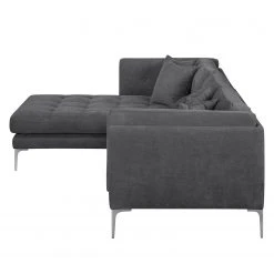 Loftscape Ecksofa Agueda II Webstoff - Dunkelgrau - Longchair davorstehend links -Wohnzimmermöbel boutique en ligne ecksofa agueda ii webstoff longchair ottomane davorstehend links dunkelgrau 4794328