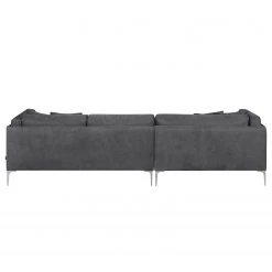 Loftscape Ecksofa Agueda II Webstoff - Dunkelgrau - Longchair davorstehend links -Wohnzimmermöbel boutique en ligne ecksofa agueda ii webstoff longchair ottomane davorstehend links dunkelgrau 4794336