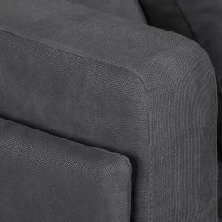 Loftscape Ecksofa Agueda II Webstoff - Dunkelgrau - Longchair davorstehend links -Wohnzimmermöbel boutique en ligne ecksofa agueda ii webstoff longchair ottomane davorstehend links dunkelgrau 4794348