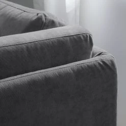 Loftscape Ecksofa Agueda II Webstoff - Dunkelgrau - Longchair davorstehend links -Wohnzimmermöbel boutique en ligne ecksofa agueda ii webstoff longchair ottomane davorstehend links dunkelgrau 4794424