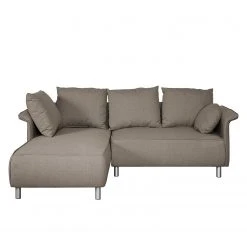 Fredriks Ecksofa Ambesia Strukturstoff Longchair - beidseitig montierbar - Cappuccino - Ohne Hocker -Wohnzimmermöbel boutique en ligne ecksofa ambesia strukturstoff longchair beidseitig montierbar ohne hocker cappuccino 4466300