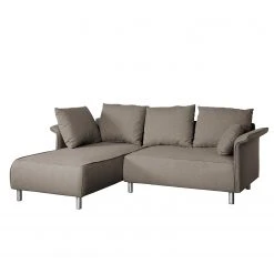 Fredriks Ecksofa Ambesia Strukturstoff Longchair - beidseitig montierbar - Cappuccino - Ohne Hocker -Wohnzimmermöbel boutique en ligne ecksofa ambesia strukturstoff longchair beidseitig montierbar ohne hocker cappuccino 4466304