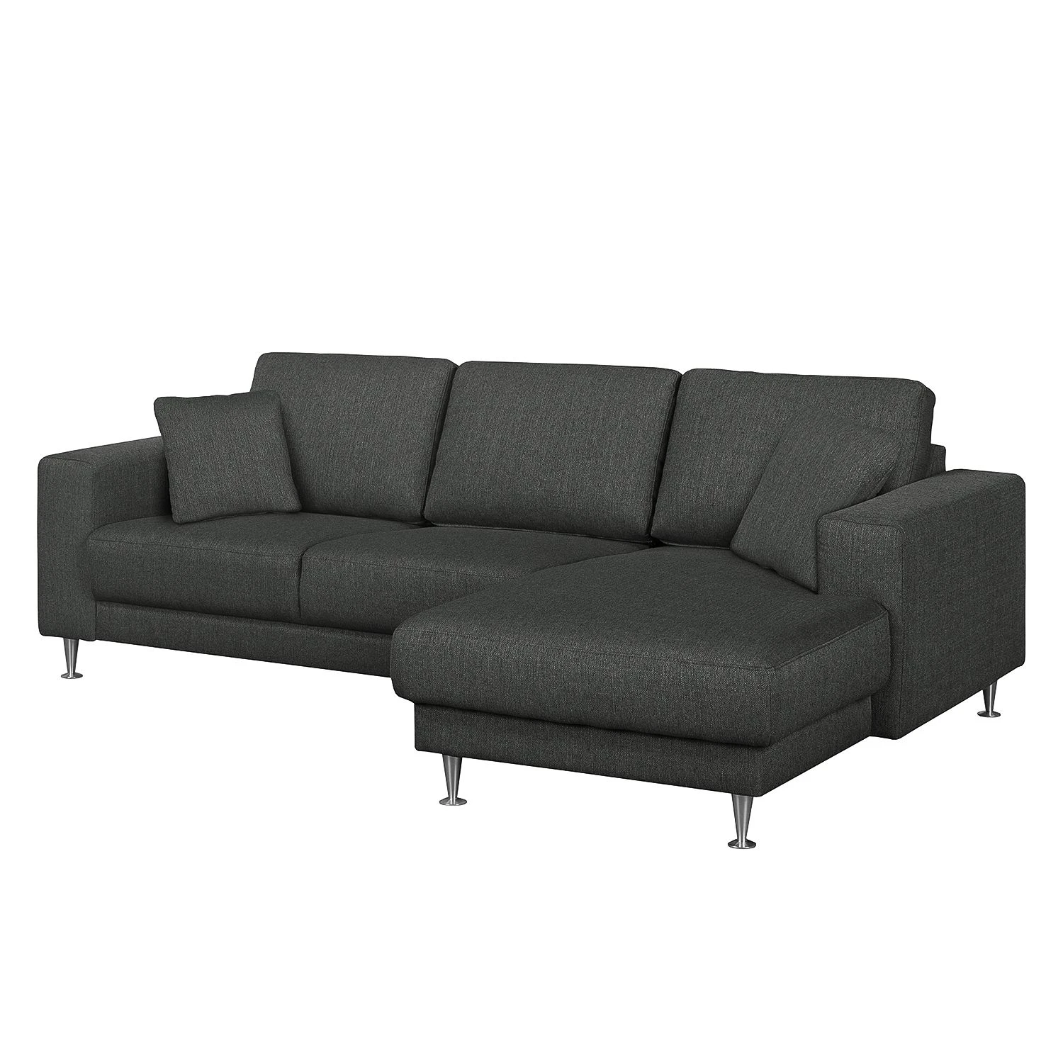 Fredriks Ecksofa Arietta II Strukturstoff - Anthrazit - Longchair davorstehend rechts 7 Fredriks Ecksofa Arietta II Strukturstoff - Anthrazit - Longchair davorstehend rechts – Bild 7