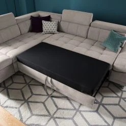 Fredriks Ecksofa Ayna - Kaschmir - Ottomane davorstehend links - Mit Schlaffunktion -Wohnzimmermöbel boutique en ligne ecksofa ayna microfaser ottomane davorstehend links mit schlaffunktion kaschmir 4947384