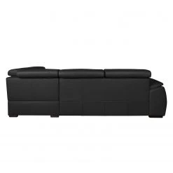 Loftscape Ecksofa Olival IV Echtleder - Schwarz - Schlaffunktion davorstehend links -Wohnzimmermöbel boutique en ligne ecksofa barosa mit schlaffunktion echtleder schlaffunktion davorstehend links schwarz 4196324