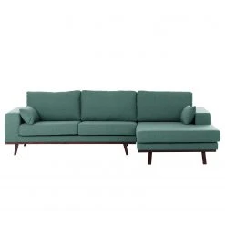 Mørteens Ecksofa Billund I Webstoff - Petrol / Grau - Longchair davorstehend rechts -Wohnzimmermöbel boutique en ligne ecksofa billund i webstoff longchair davorstehend rechts mintgruen 4670752