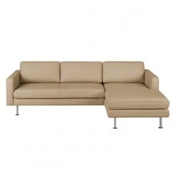 Fredriks Ecksofa Bivona I Echtleder - Sand - Longchair davorstehend rechts -Wohnzimmermöbel boutique en ligne ecksofa bivona i echtleder longchair davorstehend rechts sand 3611677