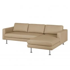 Fredriks Ecksofa Bivona I Echtleder - Sand - Longchair davorstehend rechts -Wohnzimmermöbel boutique en ligne ecksofa bivona i echtleder longchair davorstehend rechts sand 3611689