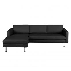 Fredriks Ecksofa Bivona II Echtleder - Schwarz - Longchair davorstehend links -Wohnzimmermöbel boutique en ligne ecksofa bivona ii echtleder longchair davorstehend links schwarz 3612965