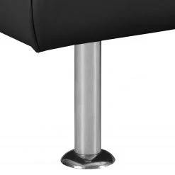 Fredriks Ecksofa Bivona II Echtleder - Schwarz - Longchair davorstehend links -Wohnzimmermöbel boutique en ligne ecksofa bivona ii echtleder longchair davorstehend links schwarz 3613009