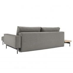 Innovation Möbel Ecksofa Bragi mit Tisch Webstoff - (mit Schlaffunktion) - Stoff Flashtex: Light Grey -Wohnzimmermöbel boutique en ligne ecksofa bragi mit tisch webstoff mit schlaffunktion stoff 217 flashtex light grey 4703880