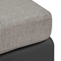 Roomscape Ecksofa Tosya - Kunstleder Anthrazith/Strukturstoff Grau - Ottomane davorstehend links -Wohnzimmermöbel boutique en ligne ecksofa brandon kunstleder anthrazit ottomane davorstehend links 395081