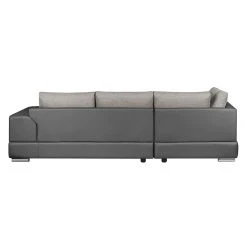 Roomscape Ecksofa Tosya - Kunstleder Anthrazith/Strukturstoff Grau - Ottomane davorstehend links -Wohnzimmermöbel boutique en ligne ecksofa brandon kunstleder anthrazit ottomane davorstehend links 395084