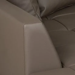 Roomscape Ecksofa Tosya - Kunstleder Braun - Ottomane davorstehend links -Wohnzimmermöbel boutique en ligne ecksofa brandon kunstleder braun ottomane davorstehend links 373634