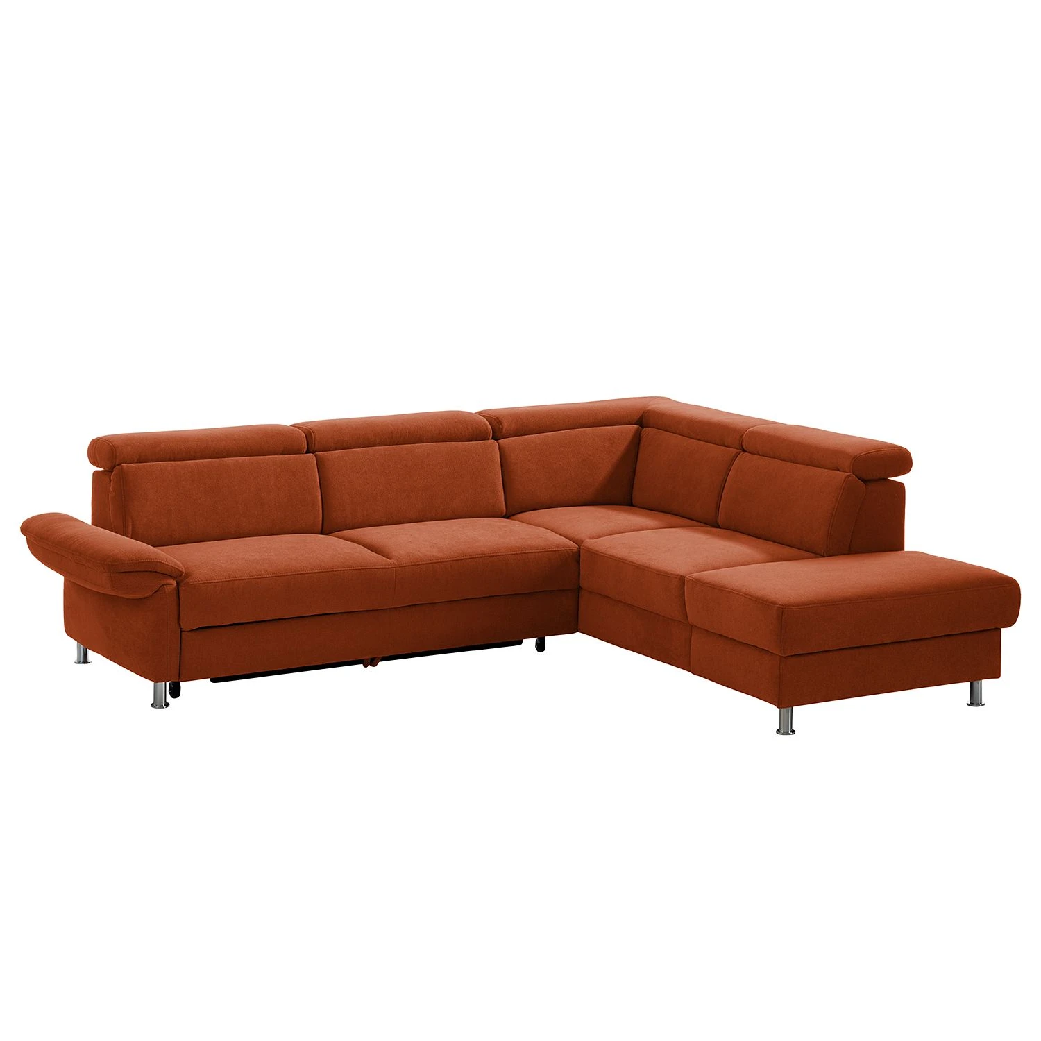Fredriks Ecksofa Calang Webstoff - Honigbraun - Ottomane davorstehend rechts - Bettkasten - Schlaffunktion 1 Fredriks Ecksofa Calang Webstoff - Honigbraun - Ottomane davorstehend rechts - Bettkasten - Schlaffunktion