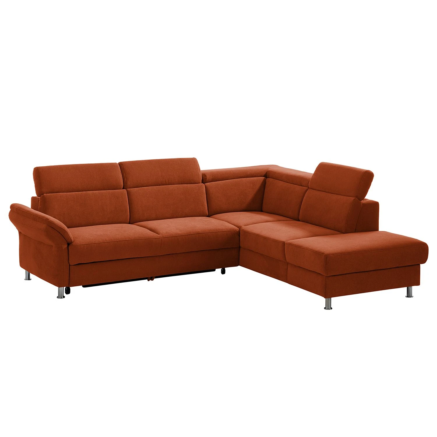 Fredriks Ecksofa Calang Webstoff - Honigbraun - Ottomane davorstehend rechts - Bettkasten - Schlaffunktion 2 Fredriks Ecksofa Calang Webstoff - Honigbraun - Ottomane davorstehend rechts - Bettkasten - Schlaffunktion – Bild 2