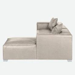 Loftscape Ecksofa Calli - Kunstleder Grau - Longchair davorstehend rechts -Wohnzimmermöbel boutique en ligne ecksofa calli kunstleder grau longchair davorstehend rechts 394718