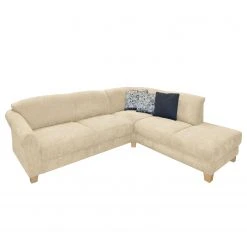 Ars Natura Ecksofa Cebu Webstoff - Creme - Ottomane davorstehend rechts - Keine Funktion -Wohnzimmermöbel boutique en ligne ecksofa cebu webstoff ottomane davorstehend rechts keine funktion creme 4351484