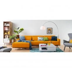 Fredriks Couchtisch Hilja - Hochglanz Weiß -Wohnzimmermöbel boutique en ligne ecksofa copperfield ii mit schlaffunktion webstoff longchair ottomane davorstehend links stoff zahira senfgelb 5167528