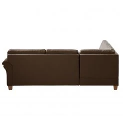 Ars Natura Ecksofa Davao - Braun - Ottomane davorstehend links -Wohnzimmermöbel boutique en ligne ecksofa davao microfaser ottomane davorstehend links mit schlaffunktion braun 4796660