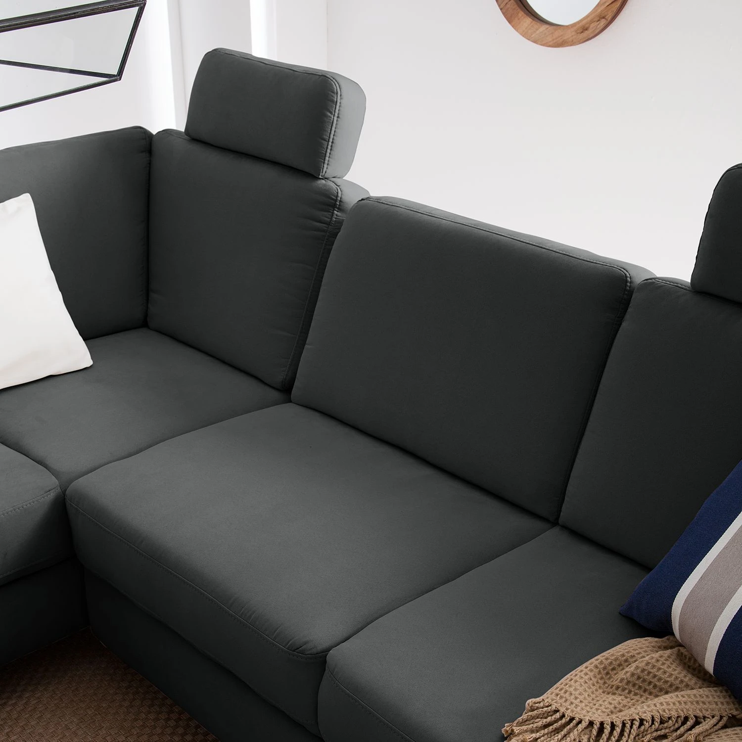 Ars Natura Ecksofa Davao - Microfaser 17 Ars Natura Ecksofa Davao - Microfaser – Bild 17