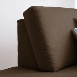 Ars Natura Ecksofa Davao - Braun - Ottomane davorstehend links -Wohnzimmermöbel boutique en ligne ecksofa davao microfaser ottomane davorstehend links ohne schlaffunktion braun 4643360